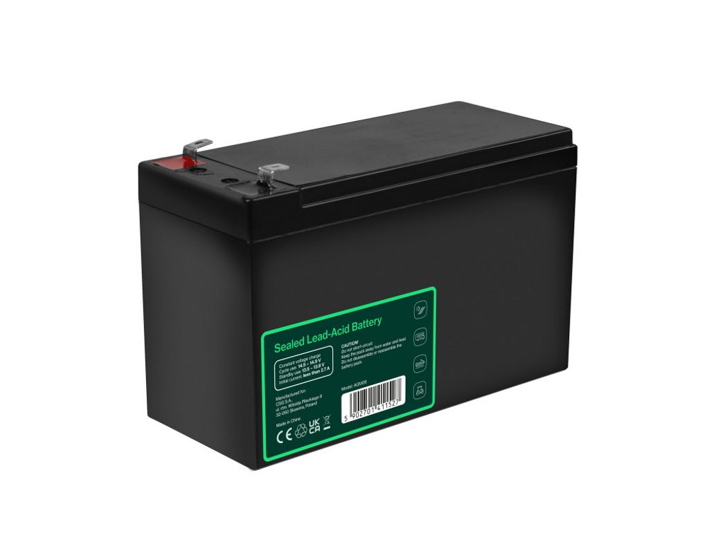 Green Cell AGM VRLA 12V 9Ah vedlikeholdsfritt batteri for UPS-enheter