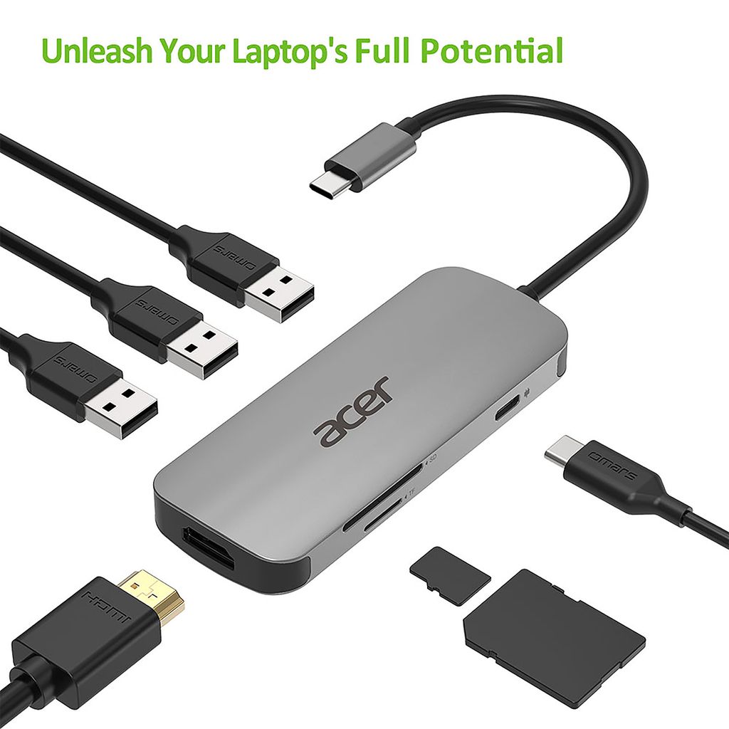 Acer USB-C 7-i-1 Adapter