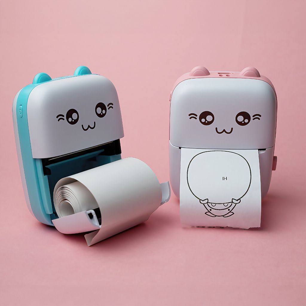 Maxlife-lämpötulostin Bluetooth MXTP-100 – Sininen
