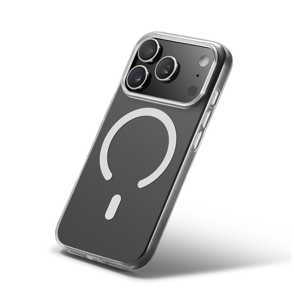 Mobique iPhone 17 Pro TPU-cover MagSafe - Gennemsigtig