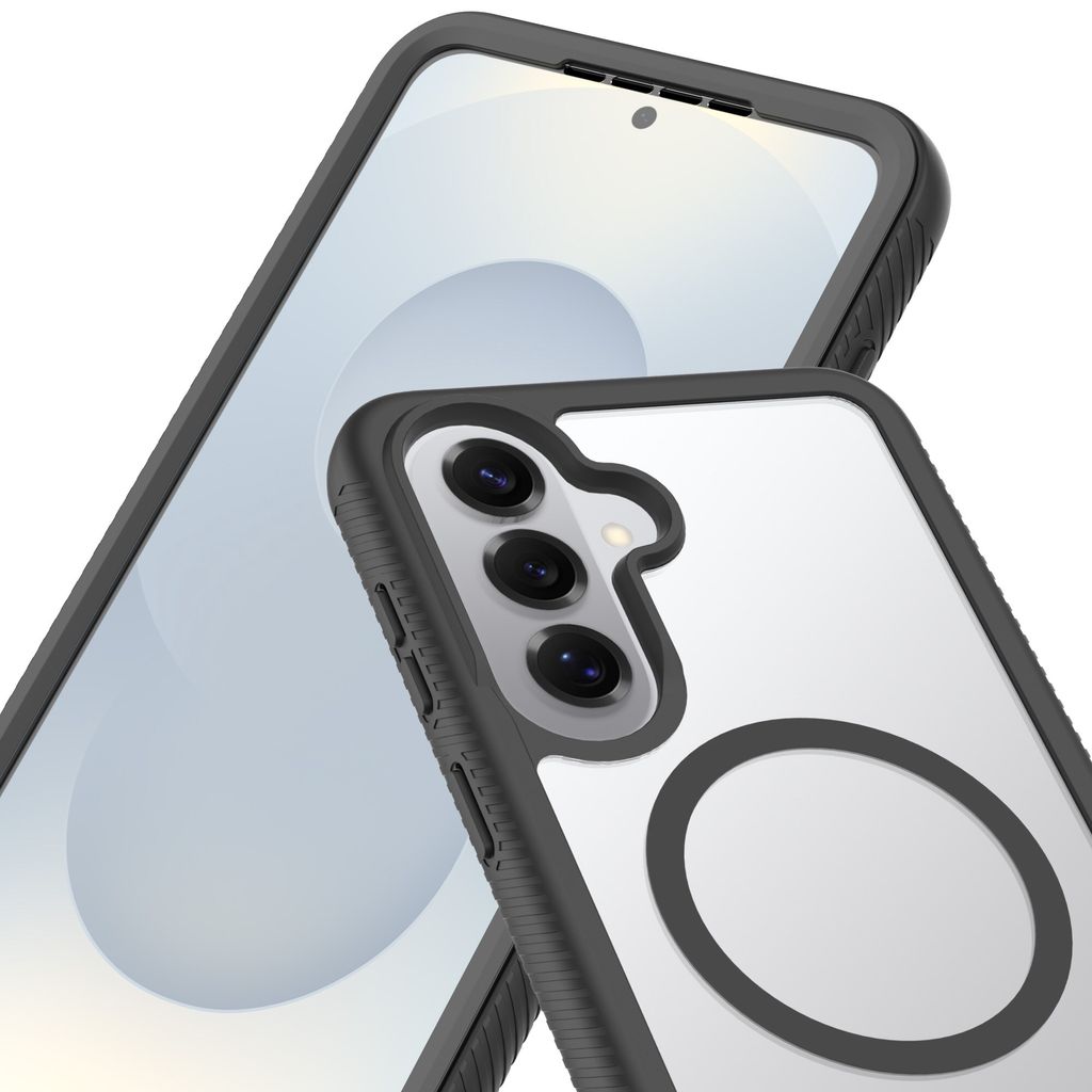 Mobique Samsung Galaxy S26 Plus MagSafe Cover Fuld Dækning - Sort/Transparent