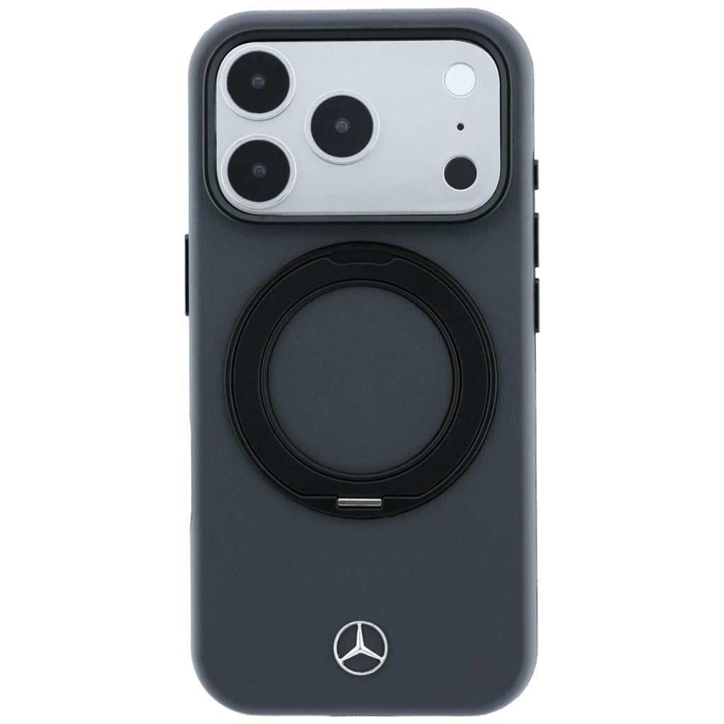 Mercedes Ring Stand MagSafe -kuori till iPhone 18 Pro Max/17 Pro Max - Harmaa