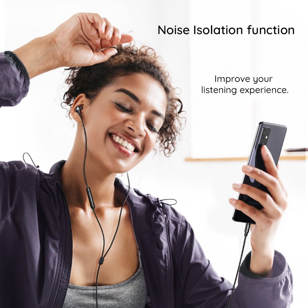 UGREEN 30631 lightning in-ear-hodetelefoner – svart