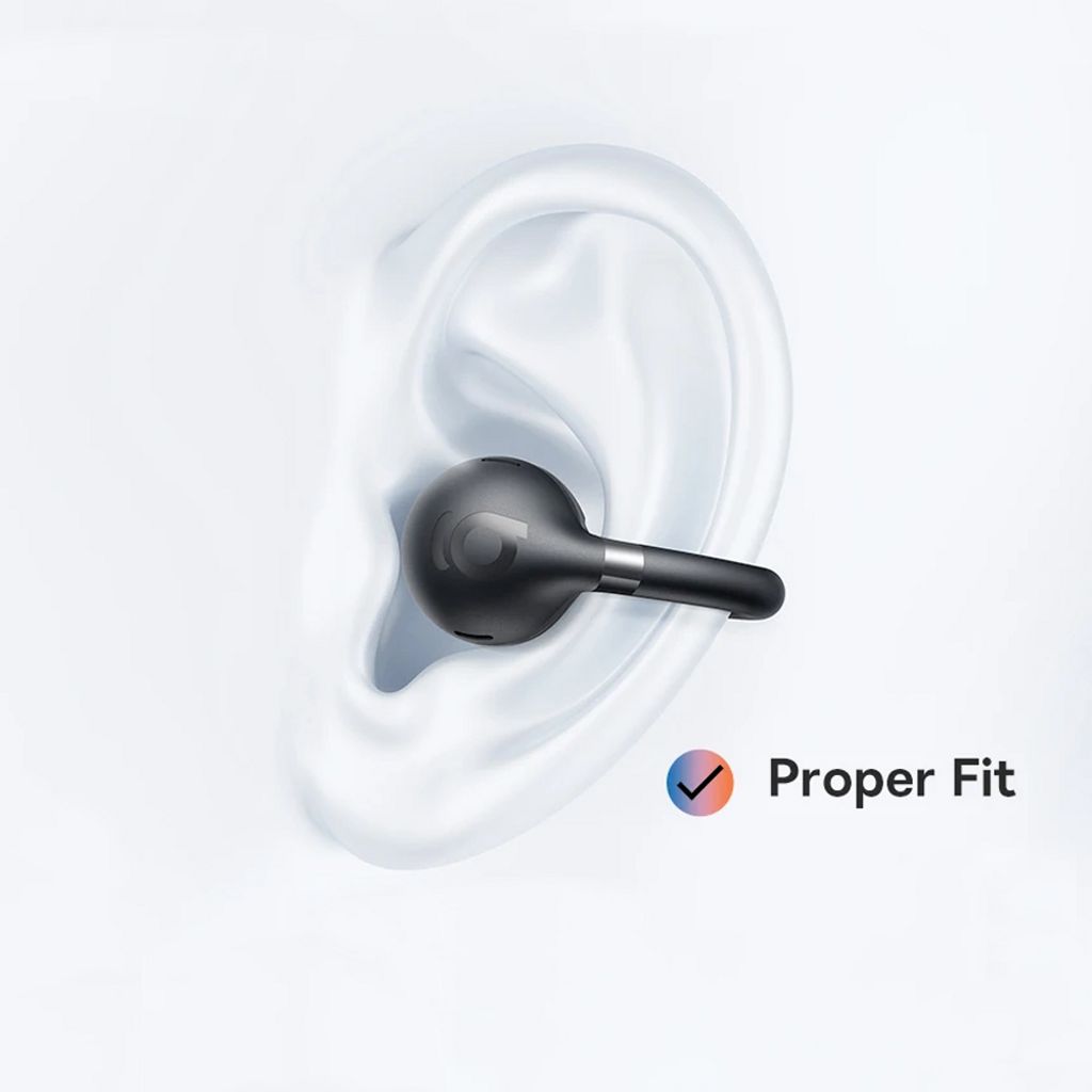 Baseus Bass BC1 trådlösa hörlurar Open-ear – svart