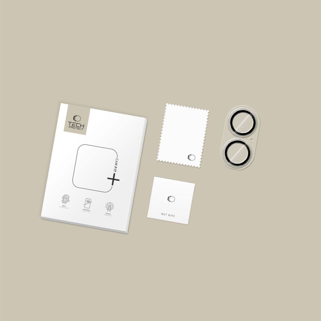 Tech-Protect Camfull Fit+ iPhone 17 Linsebeskyttelse Hybridglas