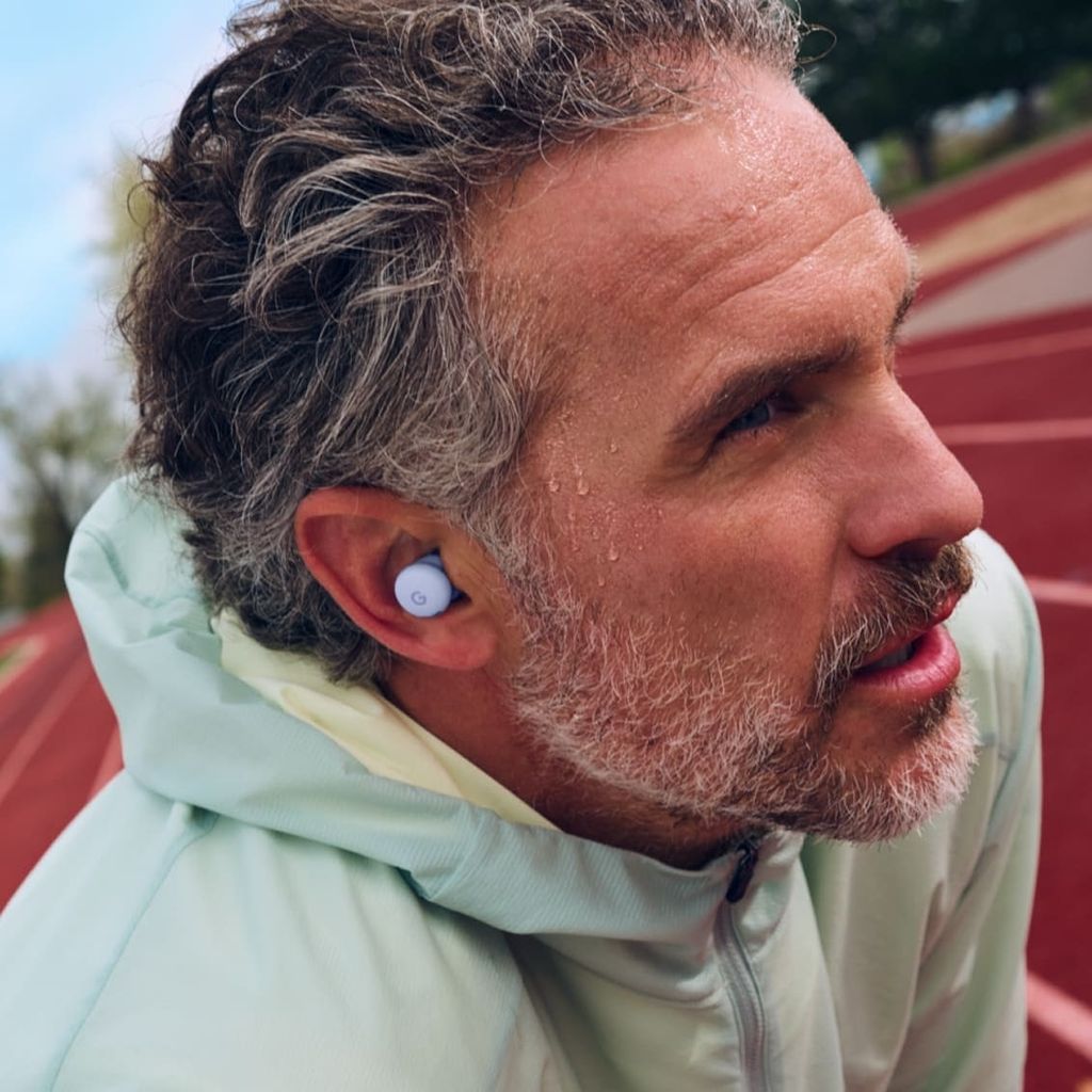 Google Pixel Buds 2a trådlösa in-ear-hörlurar ANC – Iris Midtone