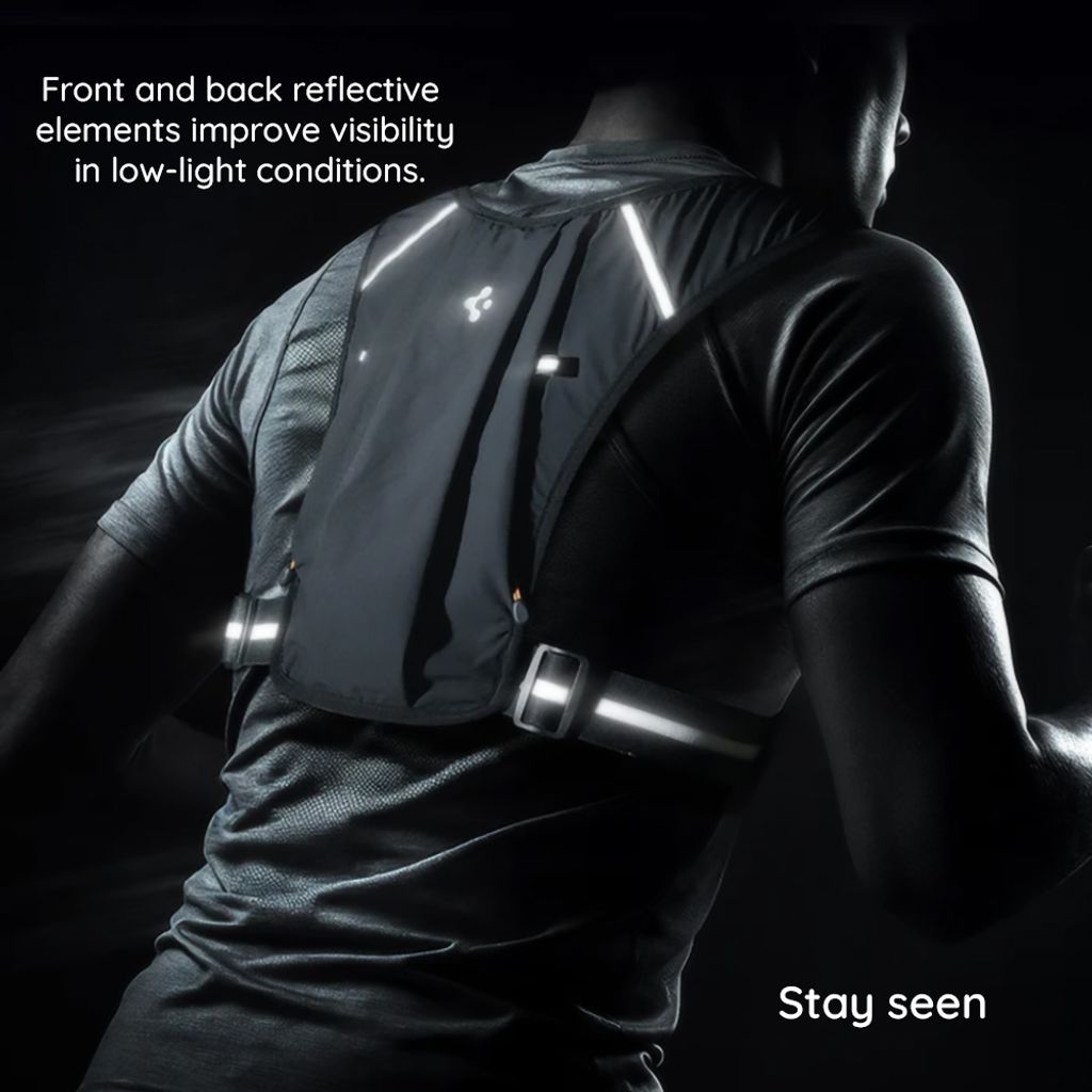 Spigen Dynamic Shield Treningsvest L–XL – Svart