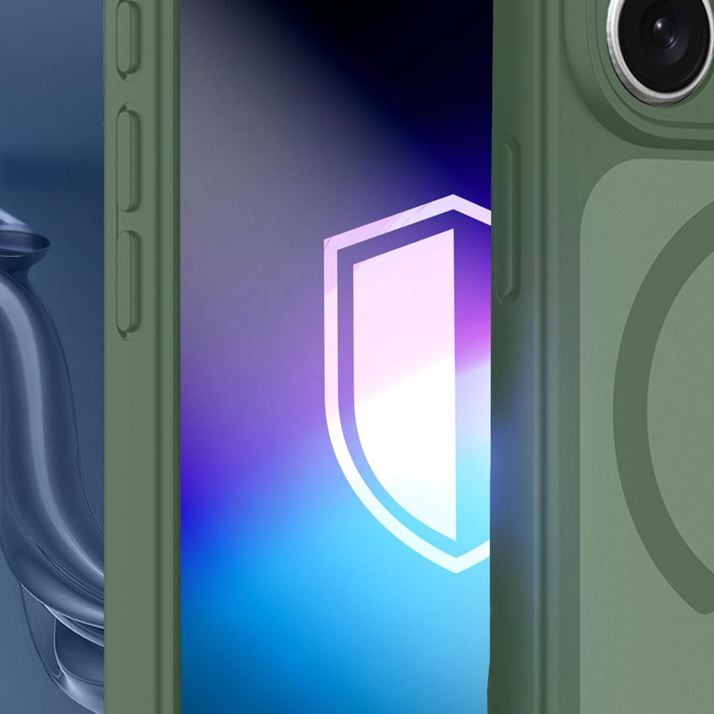 3mk Misty MagSafe -kuori till iPhone 18 Pro Max/17 Pro Max - Vihreä