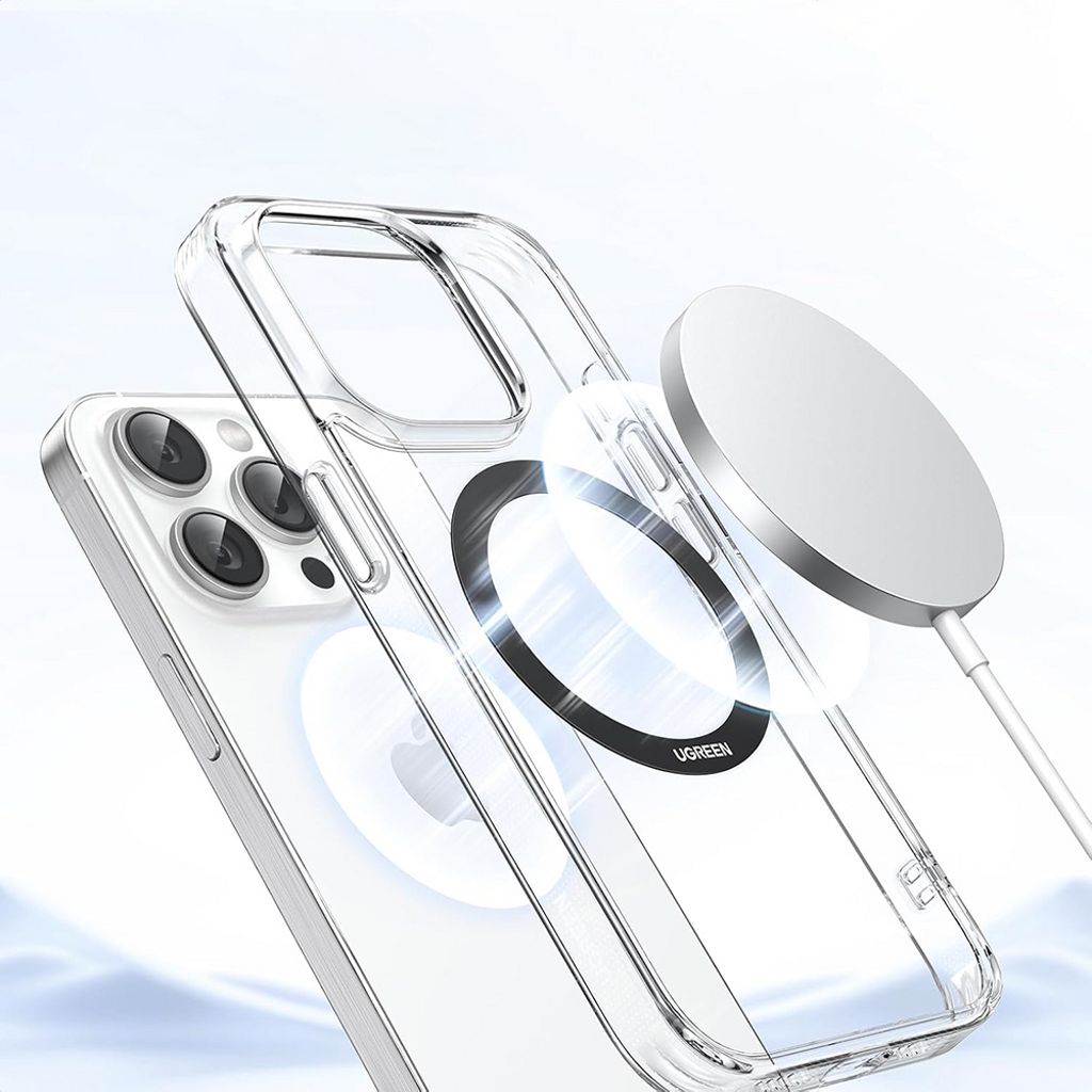 UGREEN LP428 Metalring til Smartphone, 2-pak – Sort