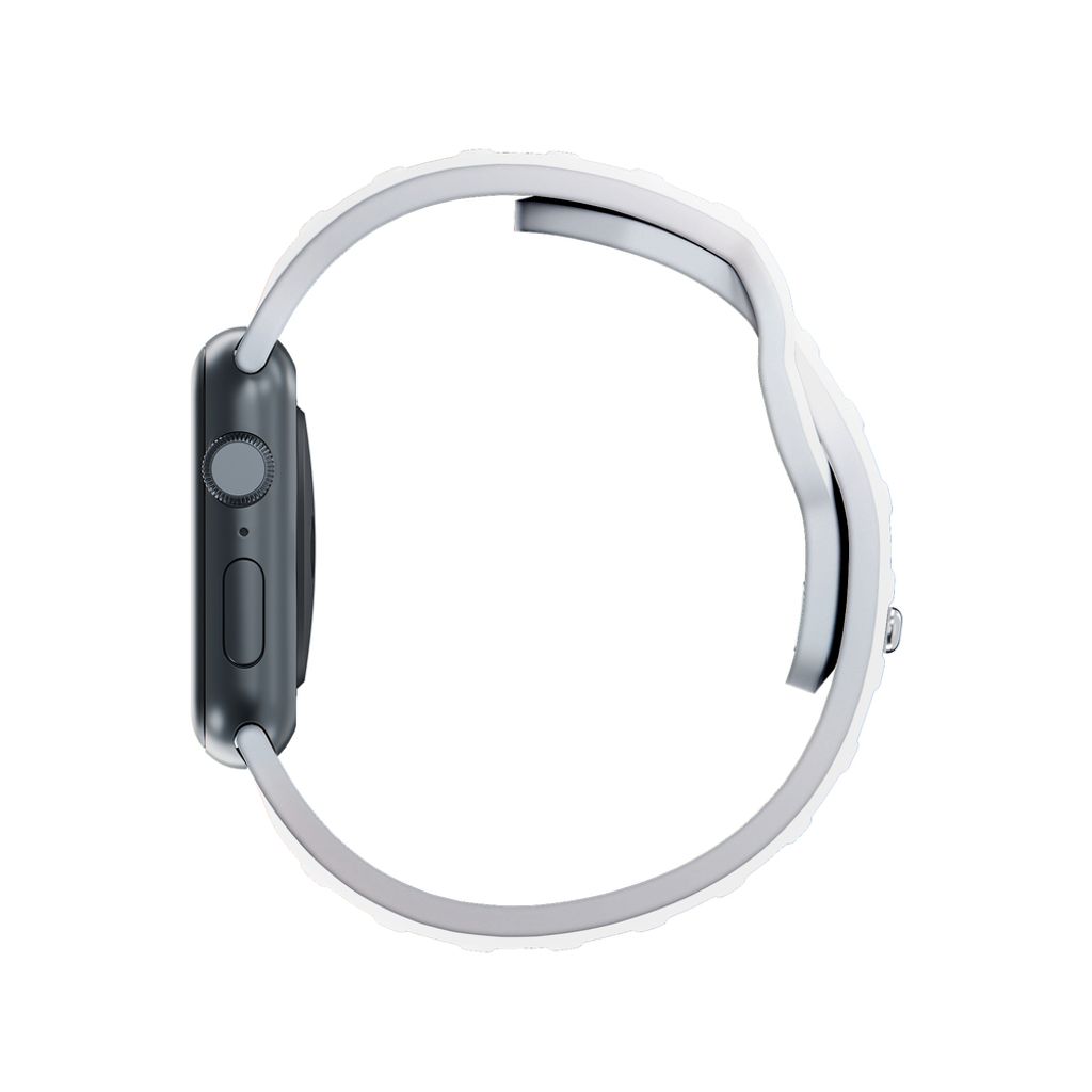 3mk Silikoni Kellonranneke Apple Watch 38/40/41mm  - Valkoinen