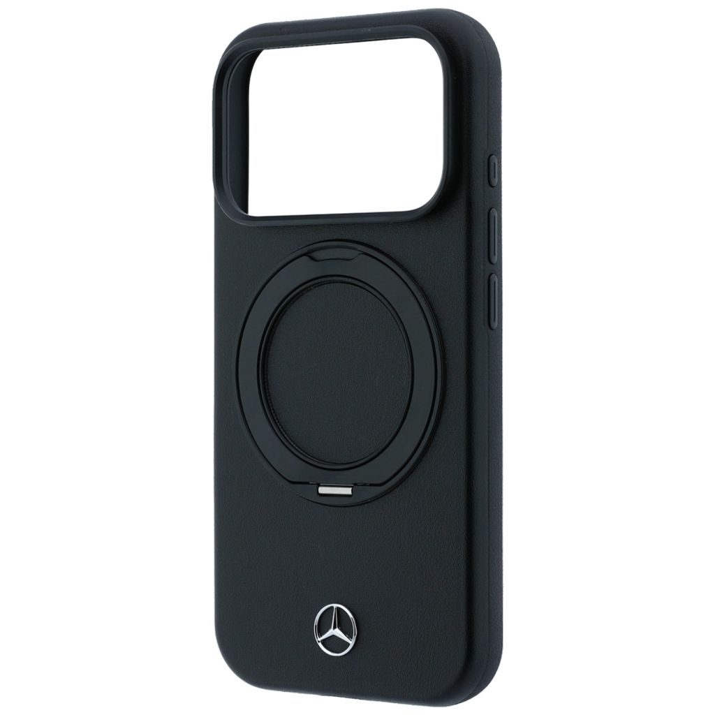 Mercedes MagSafe -kuori Rengasjalusta iPhone 18 Pro Max/17 Pro Max:lle - Musta