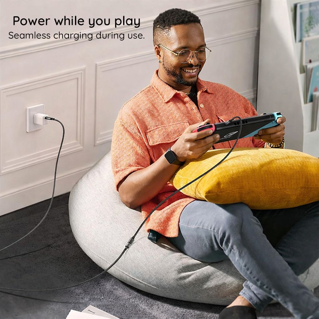 Ugreen US372 USB-C forlengelseskabel 1m – svart