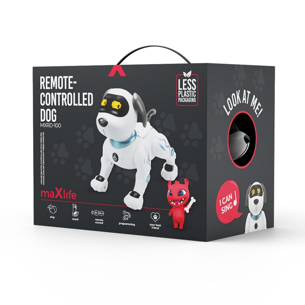 Maxlife Radio Controlled Robot Dog - White