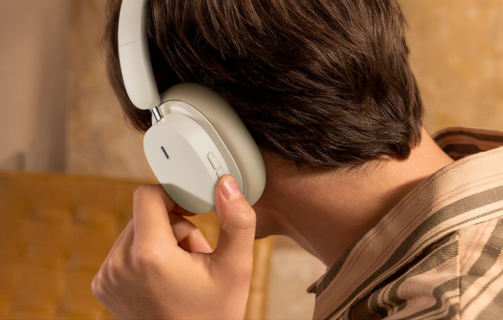 Baseus Bluetooth-kuulokkeet Over-Ear Bowie D05 - Kermanvalkoinen