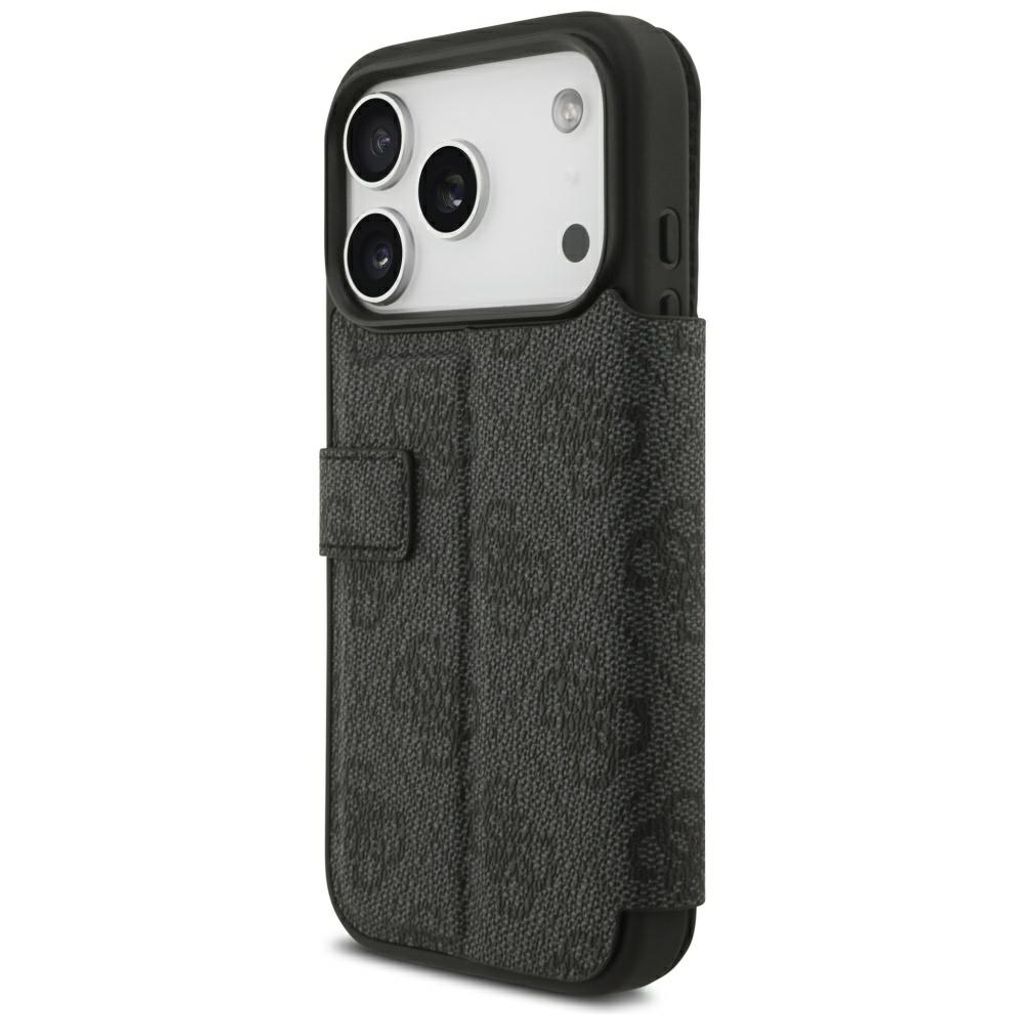 Guess 4G Metal Logo -kotelo  iPhone 18 Pro/17 Pro:lle - Musta