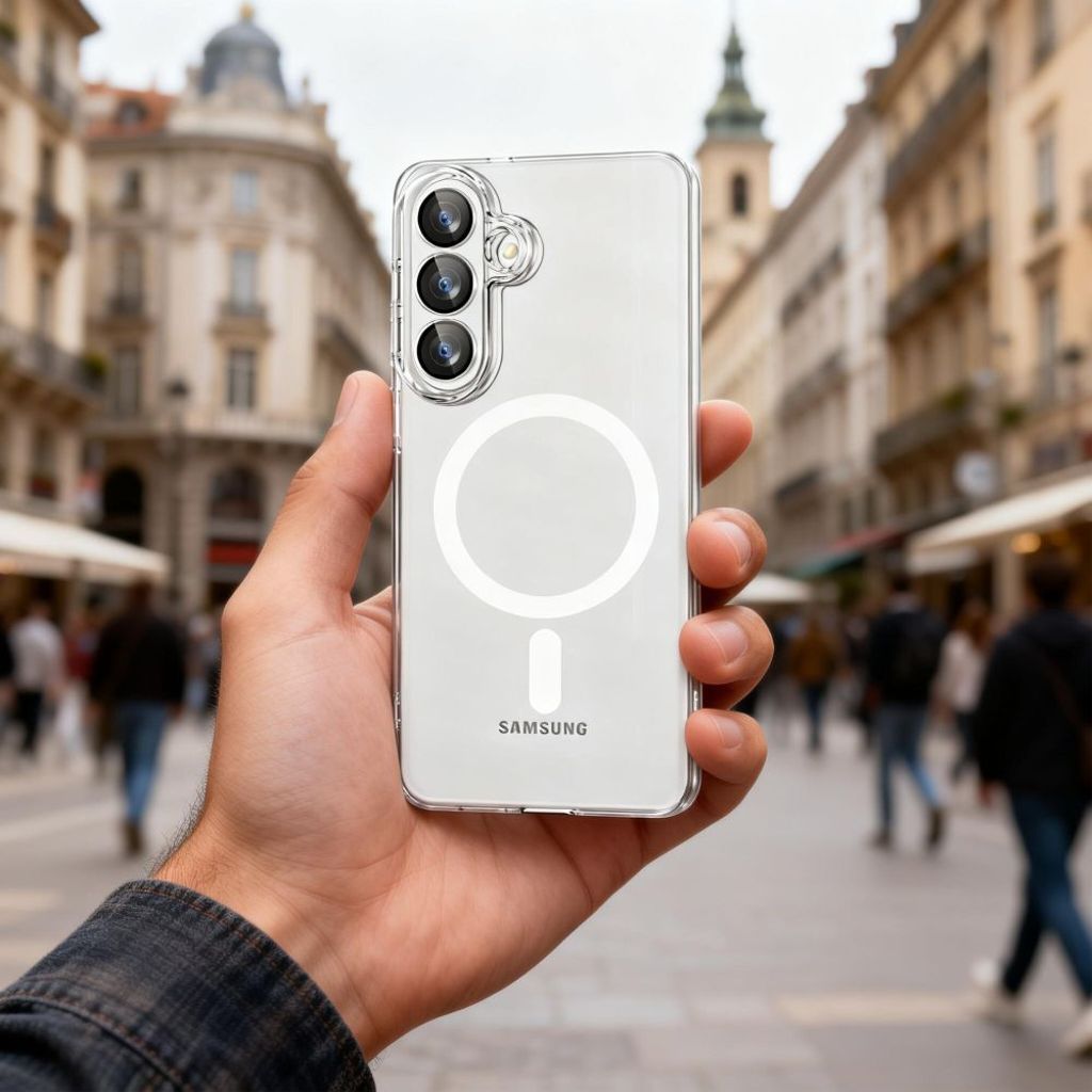 Tech-Protect FlexAir MagSafe Cover til Samsung Galaxy S26 - Gennemsigtig