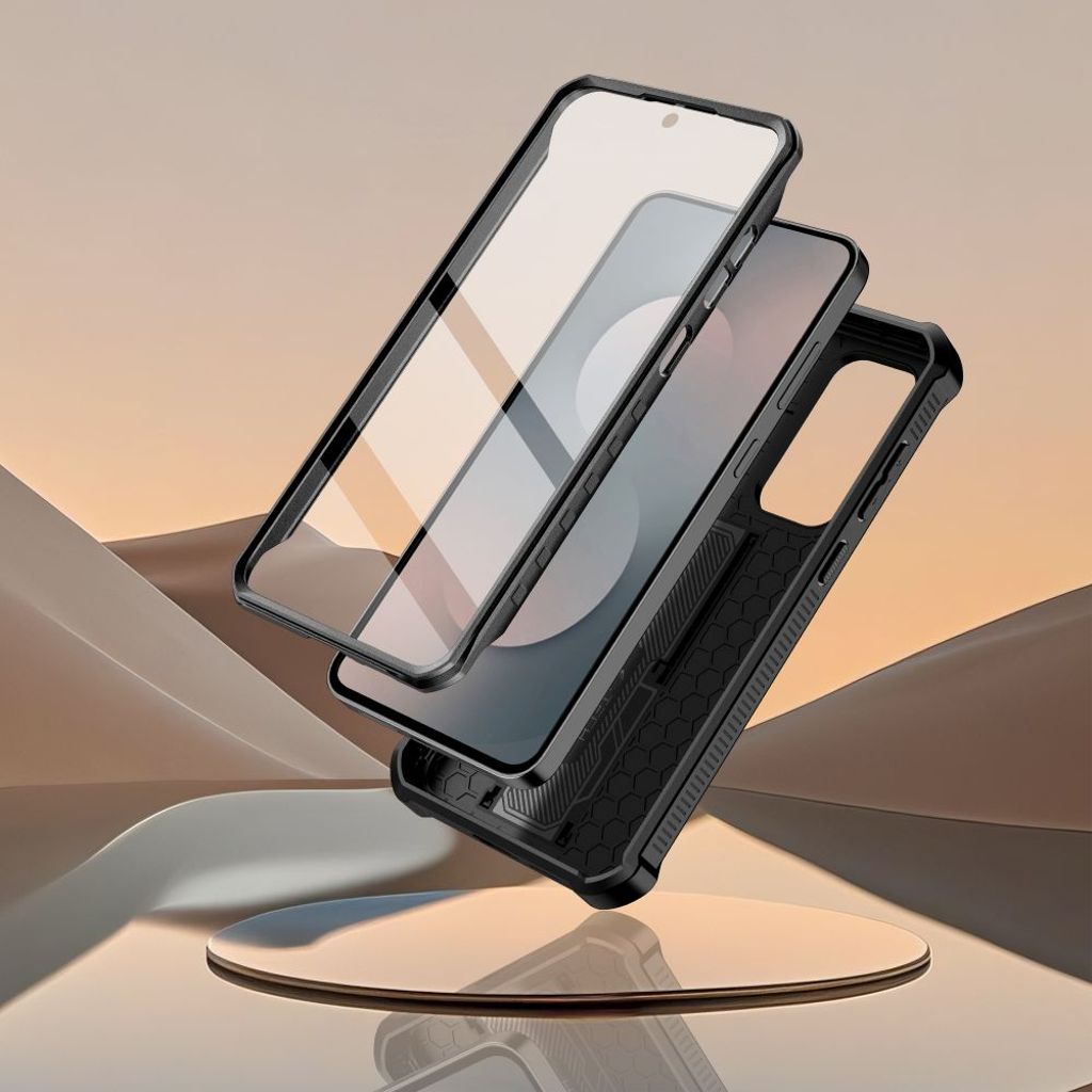 Tech-Protect Kevlar Cam+ Cover til Samsung Galaxy S25 FE - Sort