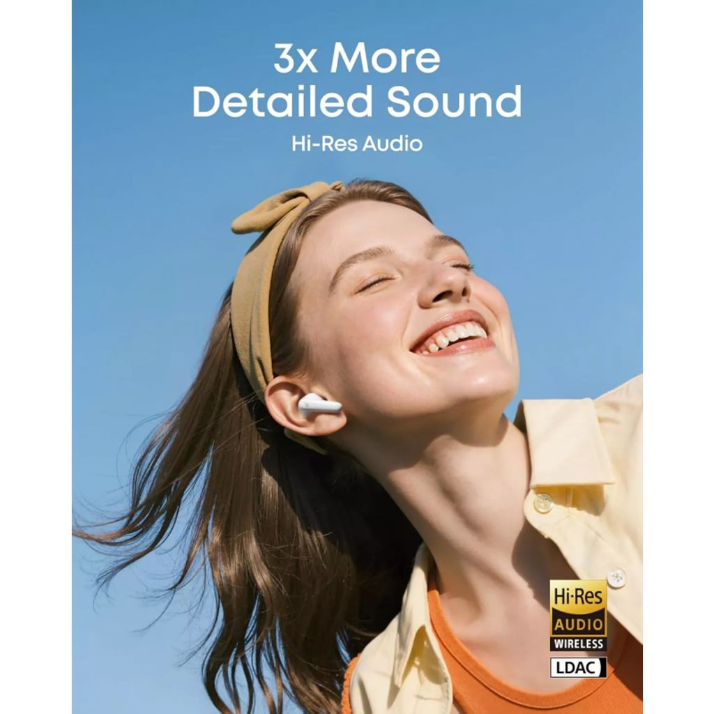 Anker Soundcore R60i trådløse in-ear ANC høretelefoner - hvide