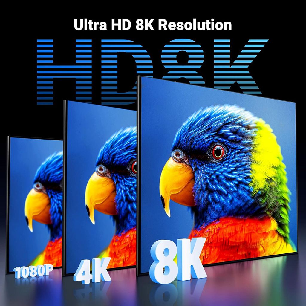 UGREEN HD140 HDMI-kabel 8K, 5m – svart