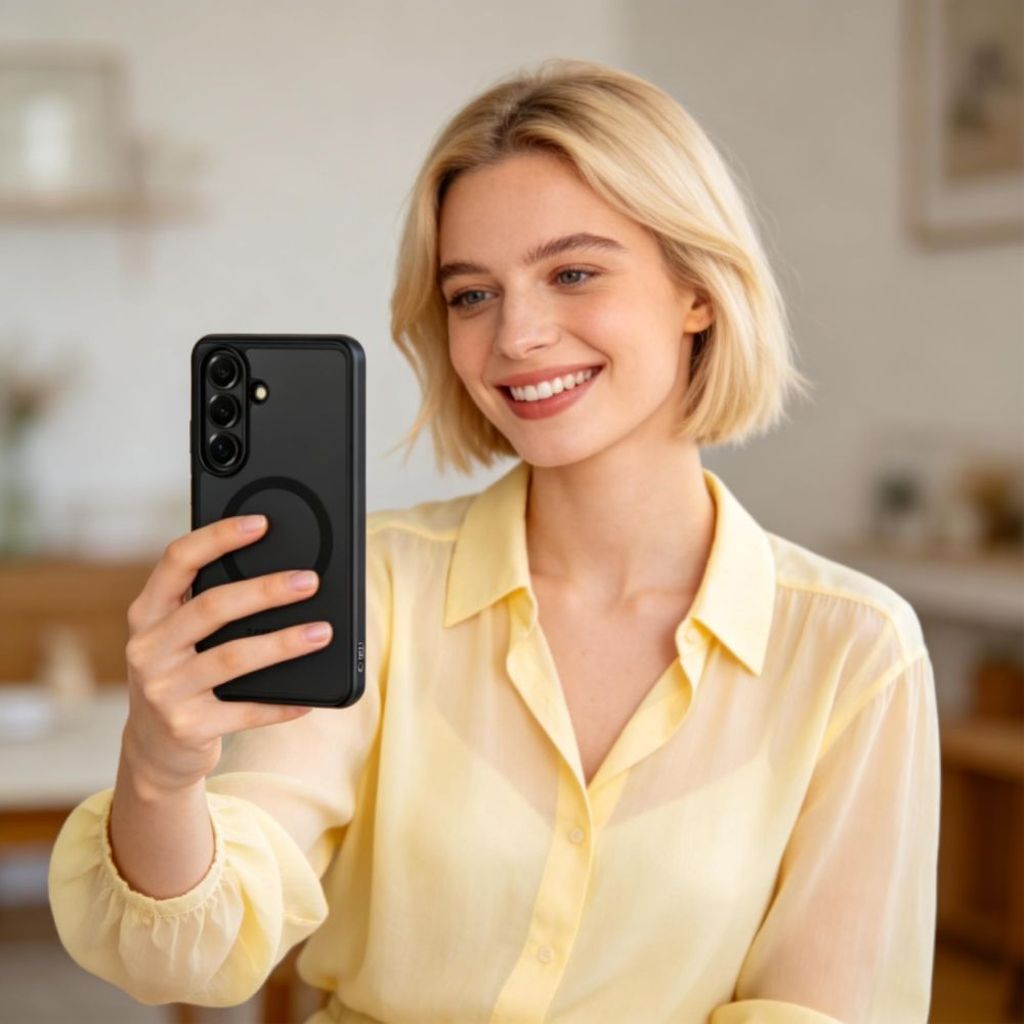 Tech-Protect MagPeak MagSafe Cover til Samsung Galaxy S26 Plus - Sort