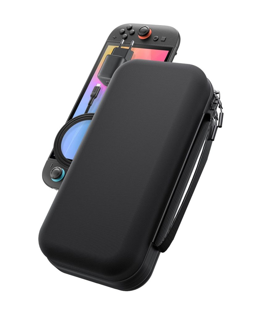 AmazingThing PlayShield Pack Kit Etui til Nintendo Switch 2 - Sort
