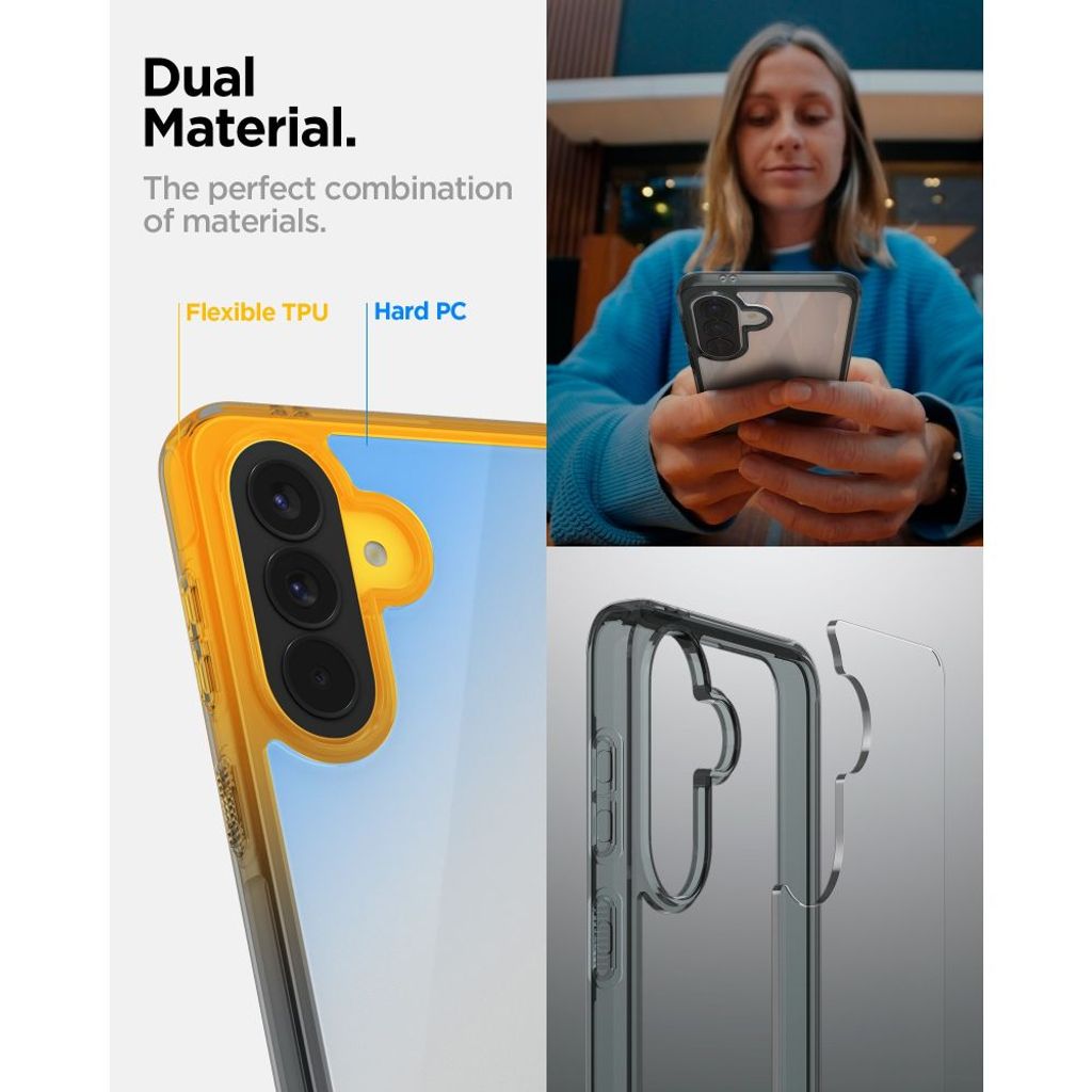 Spigen Ultra Hybrid Cover til Samsung Galaxy A57 5G - Gennemsigtig