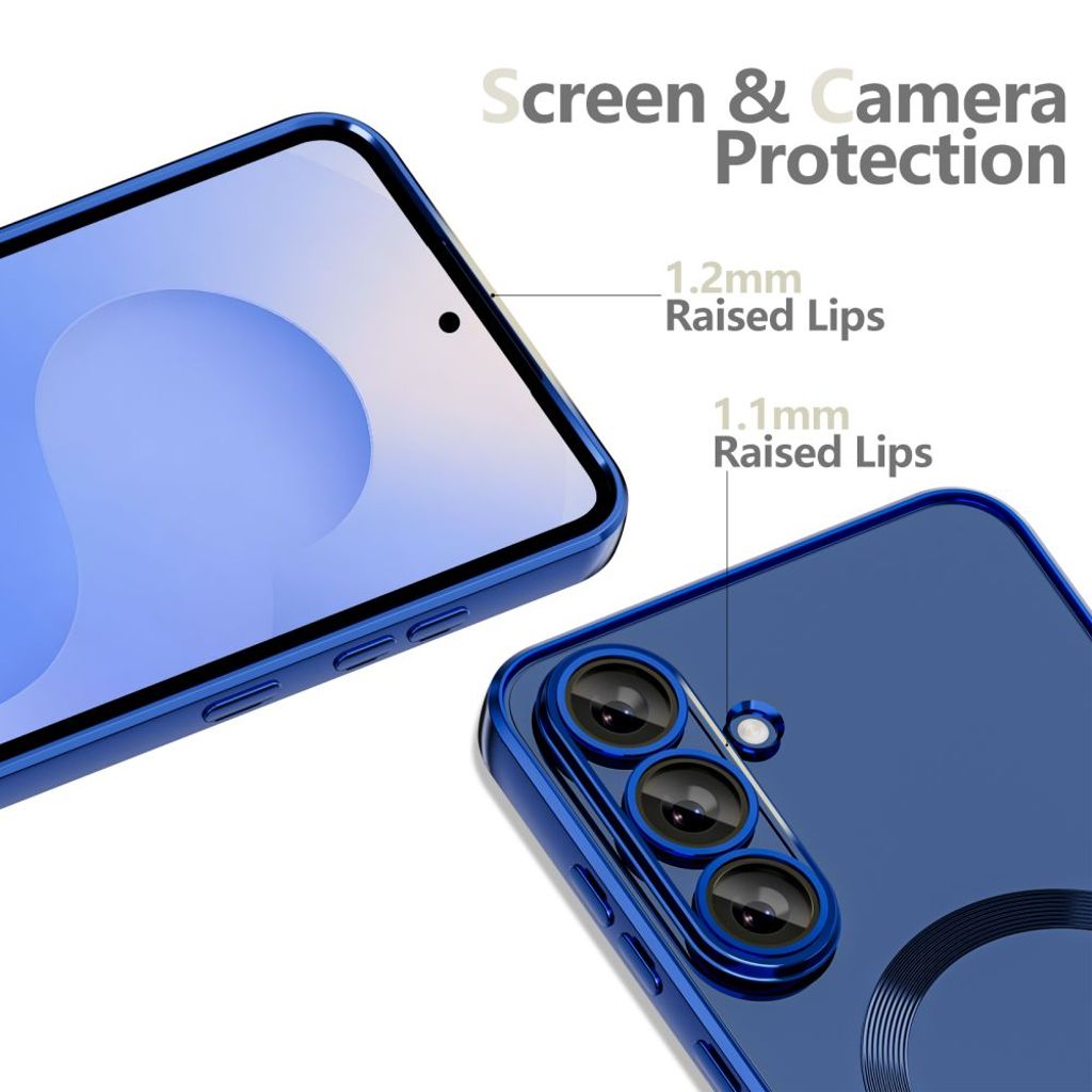 Tech-Protect MagFlex MagSafe Deksel till Samsung Galaxy A17 - Gjennomsiktig/Blå