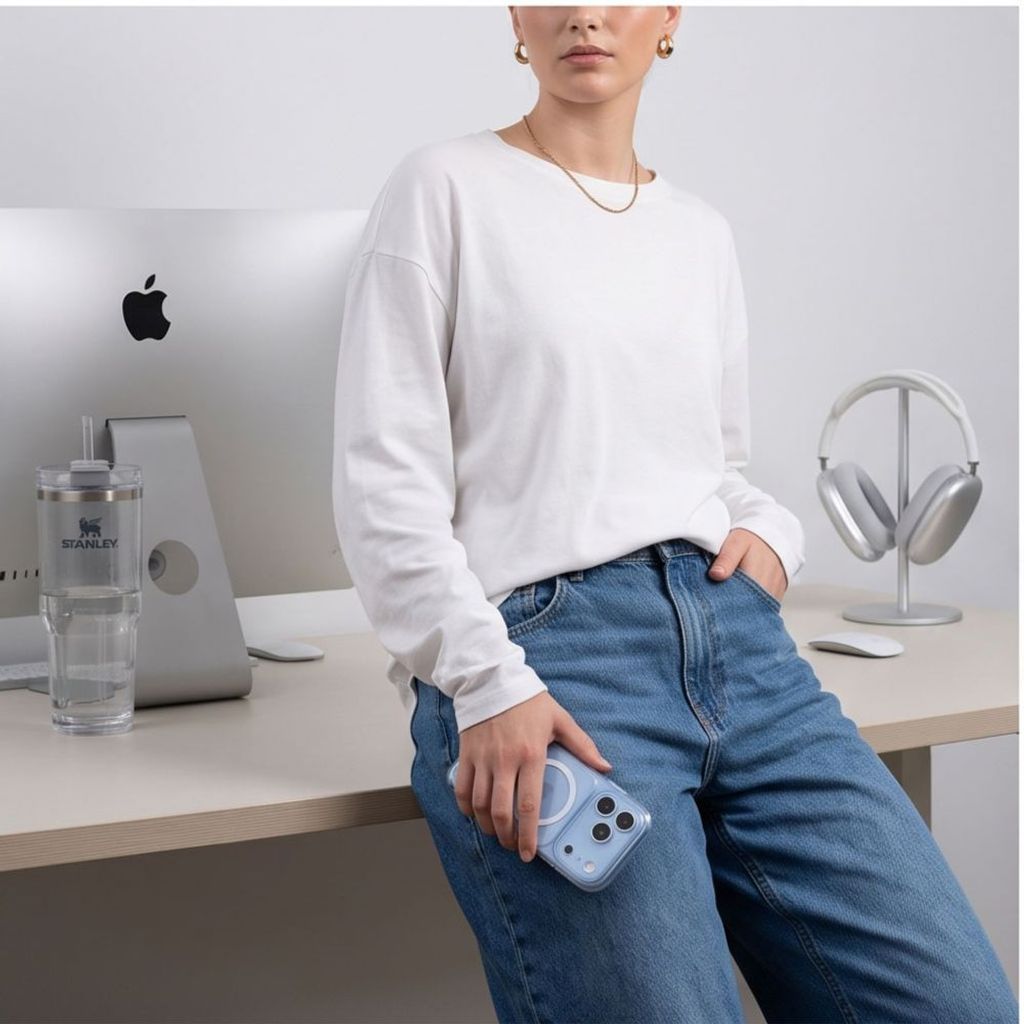 Tech-Protect MagPeak MagSafe -kuori iPhone 18 Pro/17 Pro:lle - Läpinäkyvä