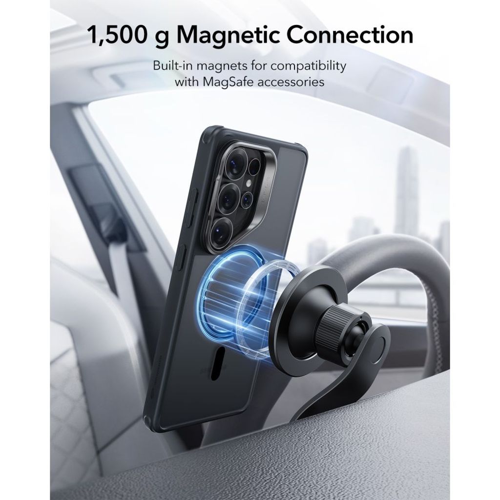 ESR Classic Hybrid Kickstand MagSafe Cover til Samsung Galaxy S26 Ultra - Sort