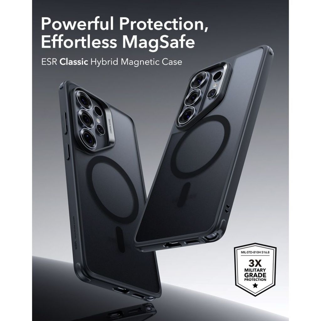 ESR Classic Hybrid MagSafe Cover til Samsung Galaxy S26 Ultra - Sort