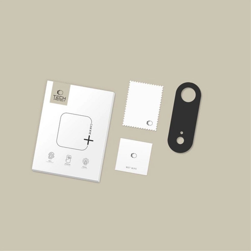 Tech-Protect Camalloy Fit+ Linsebeskytter til iPhone Air - Sort