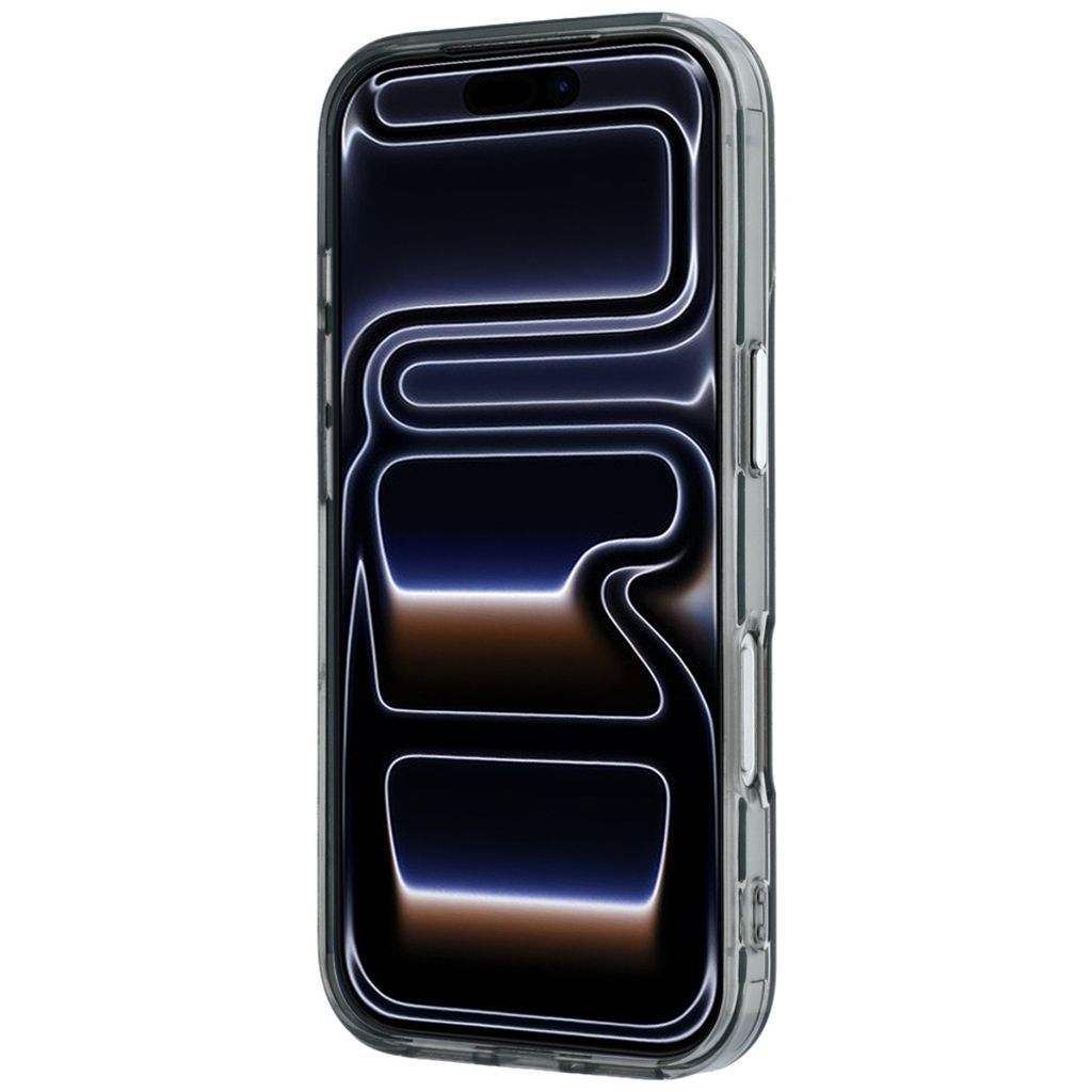 Mercedes Double Layer Iconic Logo MagSafe -kuori till iPhone 18 Pro Max/17 Pro Max - Musta