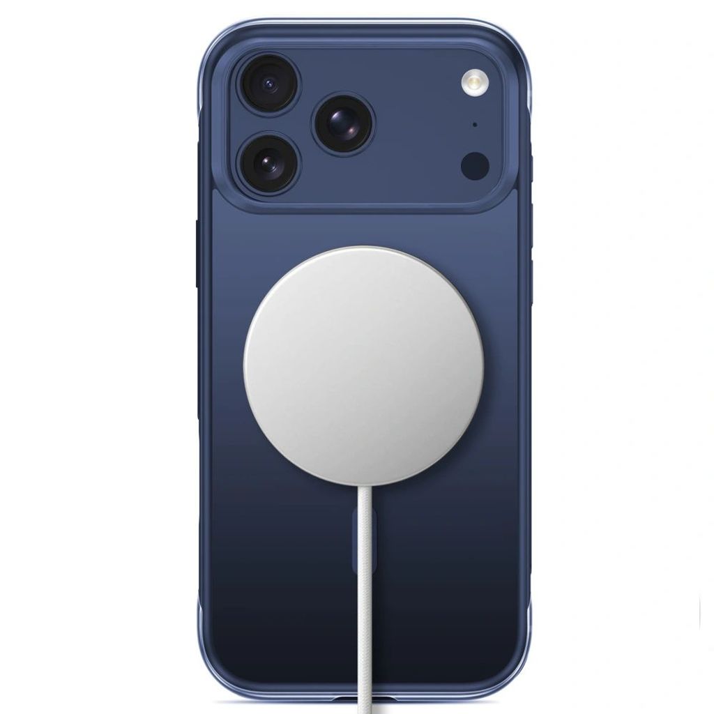 Tech-Protect MagAir Stand MagSafe CC -kuori till iPhone 18 Pro Max/17 Pro Max - Sininen