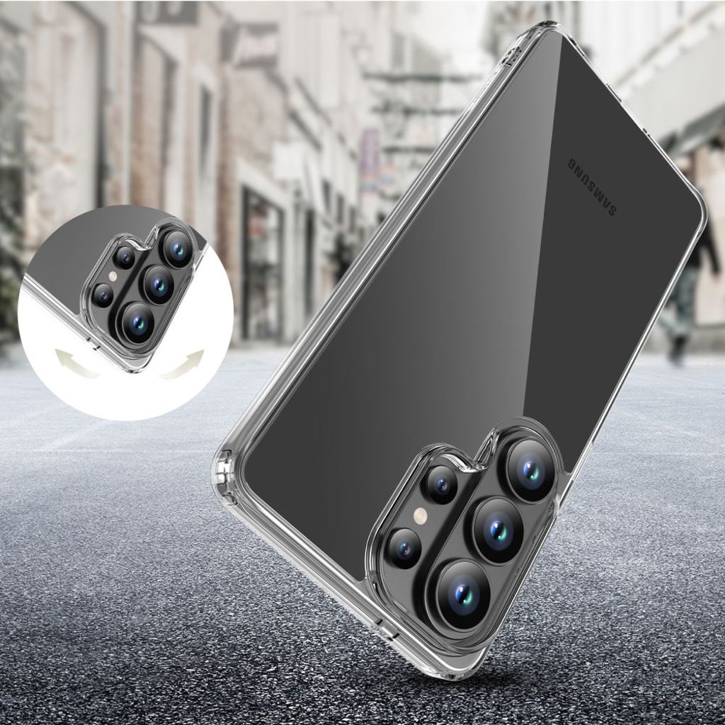 Tech-Protect FlexAir Hybrid Cover til Samsung Galaxy S26 Ultra - Gennemsigtig