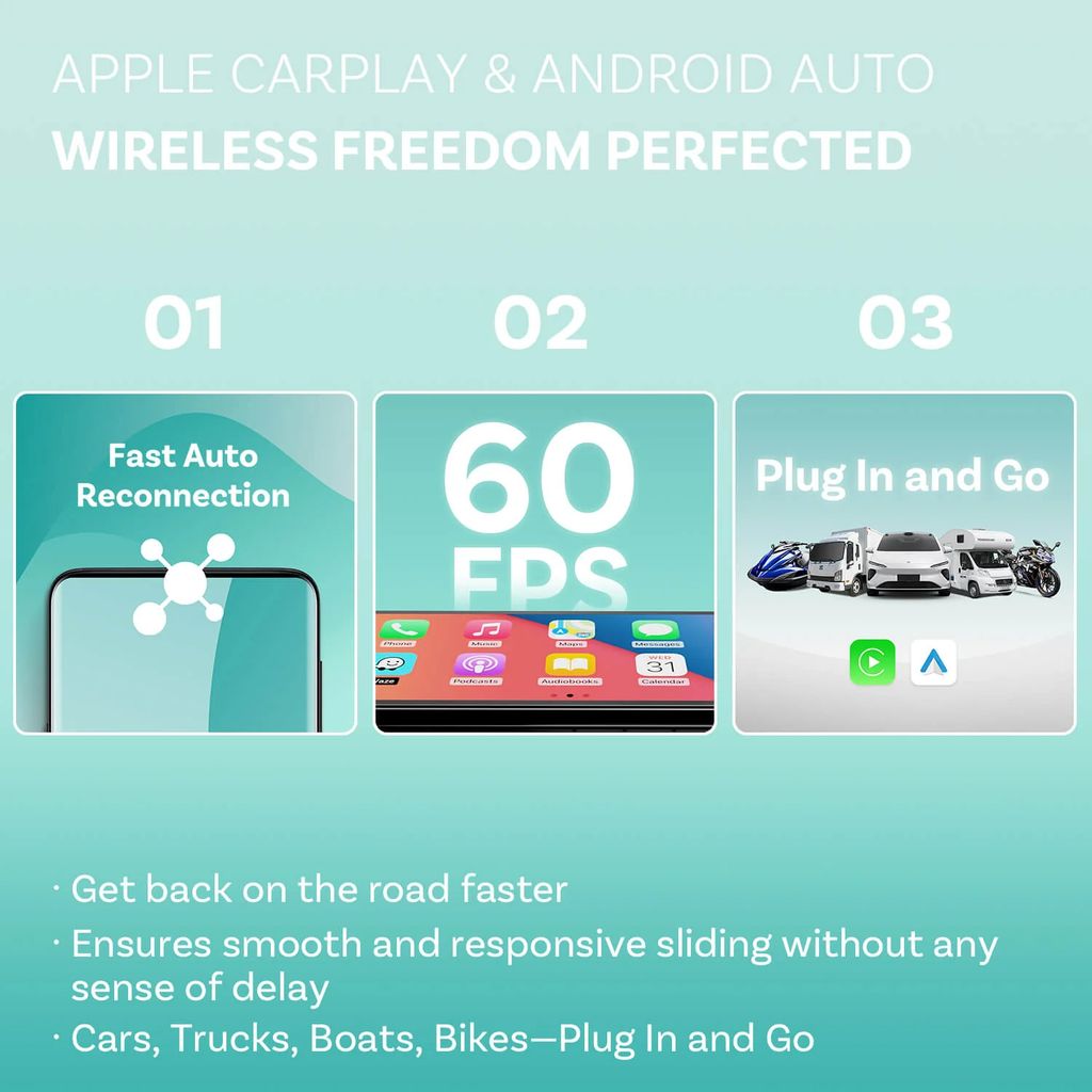 Ottocast ScreenFlow bærbar bilskærm 11,4" med CarPlay og Android Auto