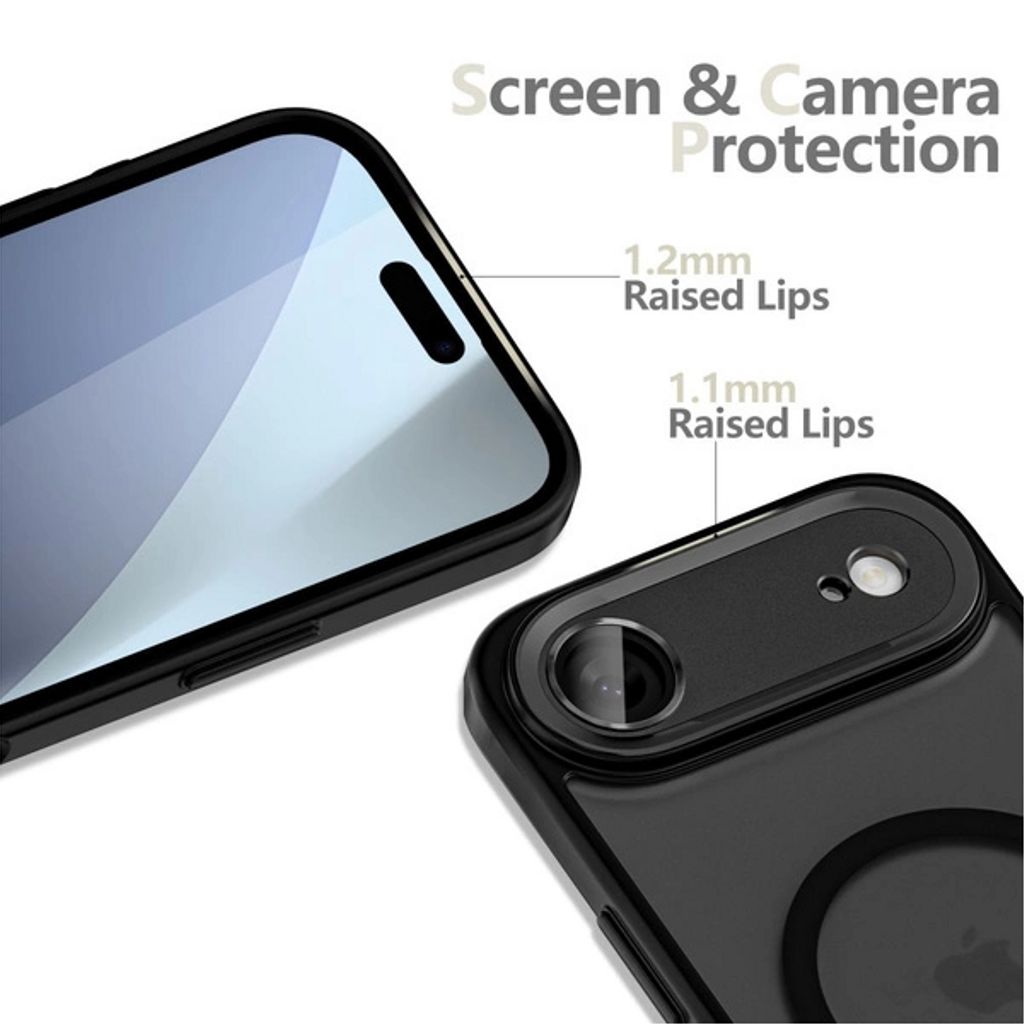 Tech-Protect MagCam MagSafe Case for iPhone Air - Matte Black