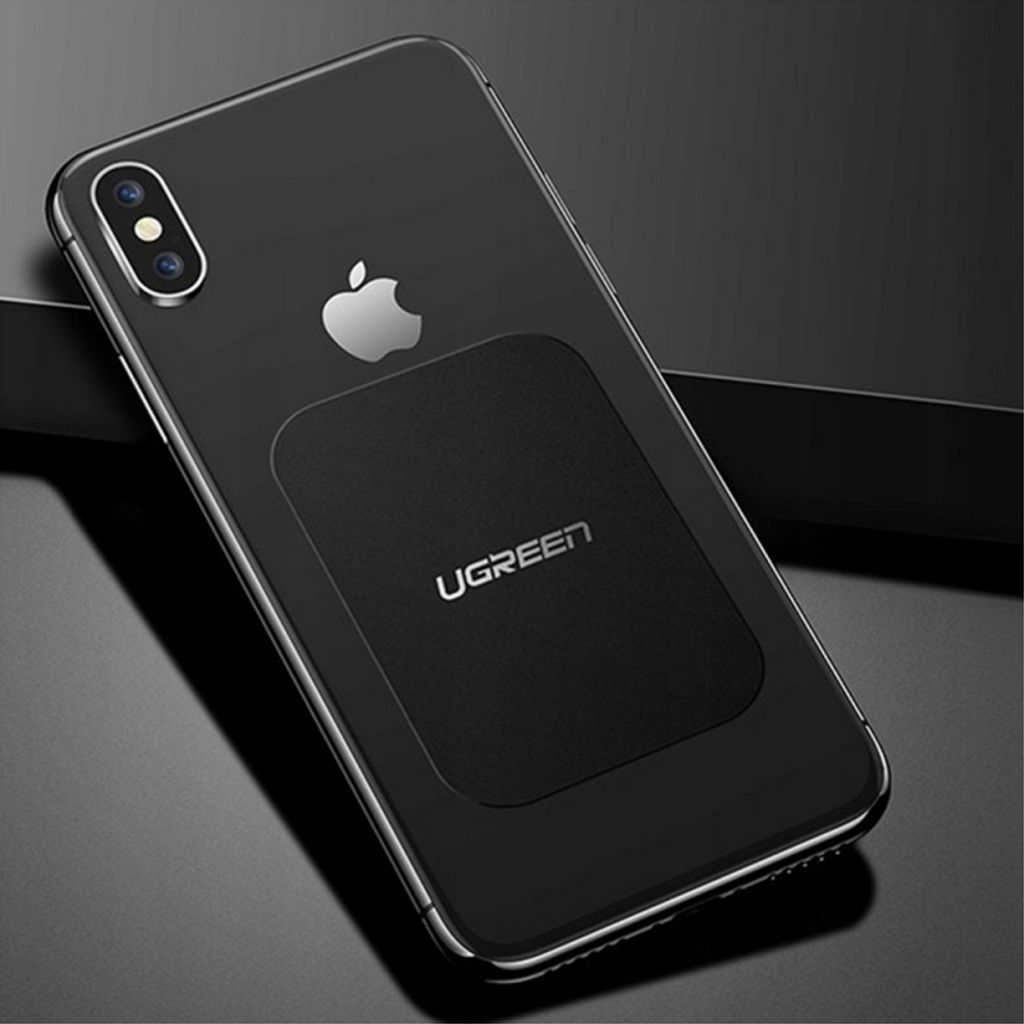 UGREEN LP123 metalplader til smartphone universal, 2-pak - sort