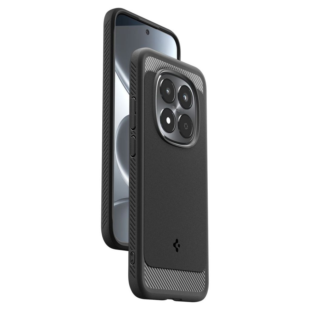 Spigen Rugged Armor Skal till Xiaomi Redmi Note 15 Pro 5G - Svart