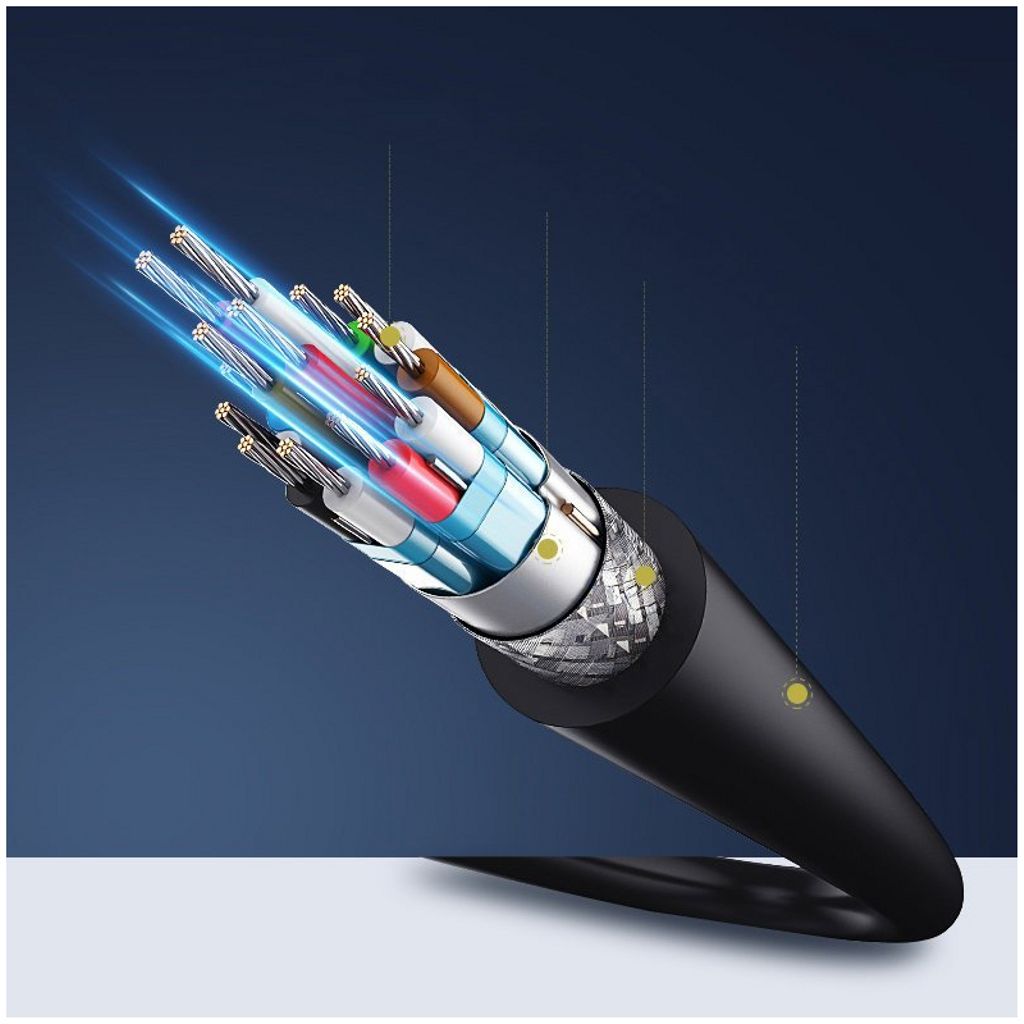 UGREEN DP102 DisplayPort-kabel 4K, 1,5 m - svart