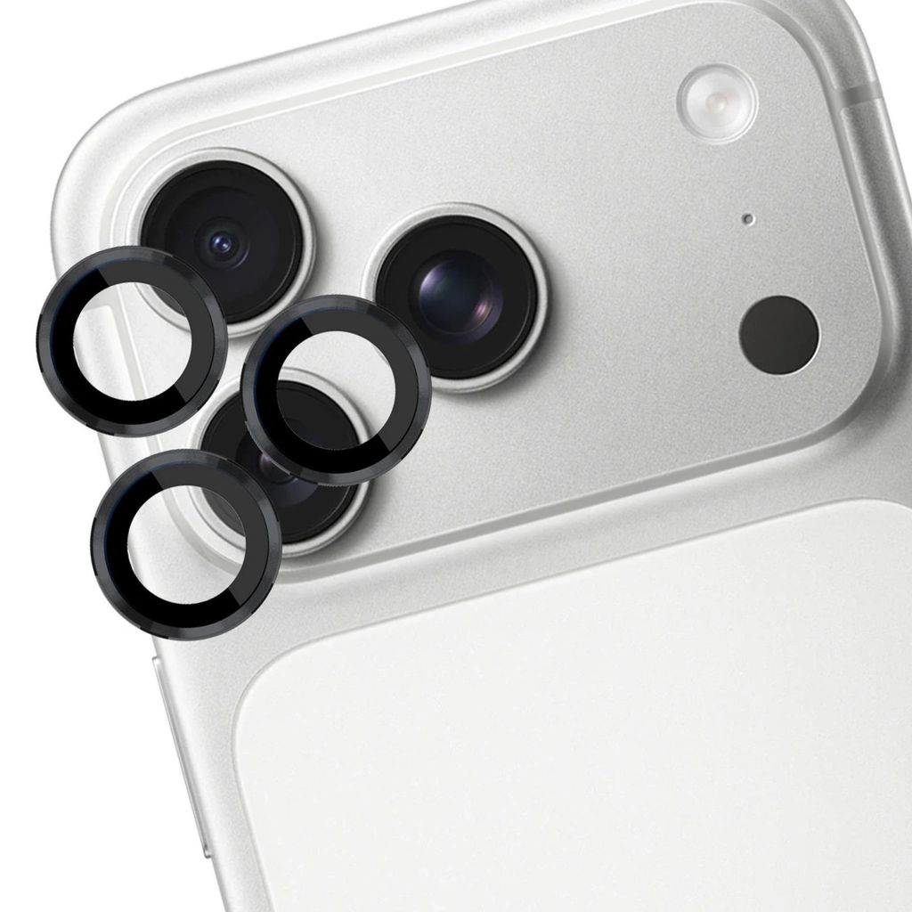 3mk Lens Protection Pro Linsebeskytter till iPhone 17 Pro/17 Pro Max - Svart