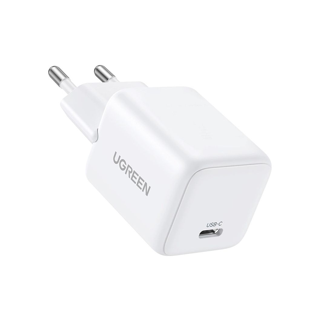 Ugreen X512 20W GaN 1x USB-C Vegglader - Hvit