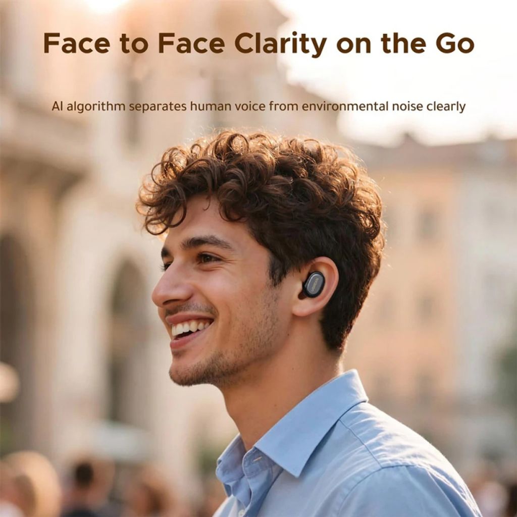 Ugreen Dots trådløse in-ear høretelefoner – sorte