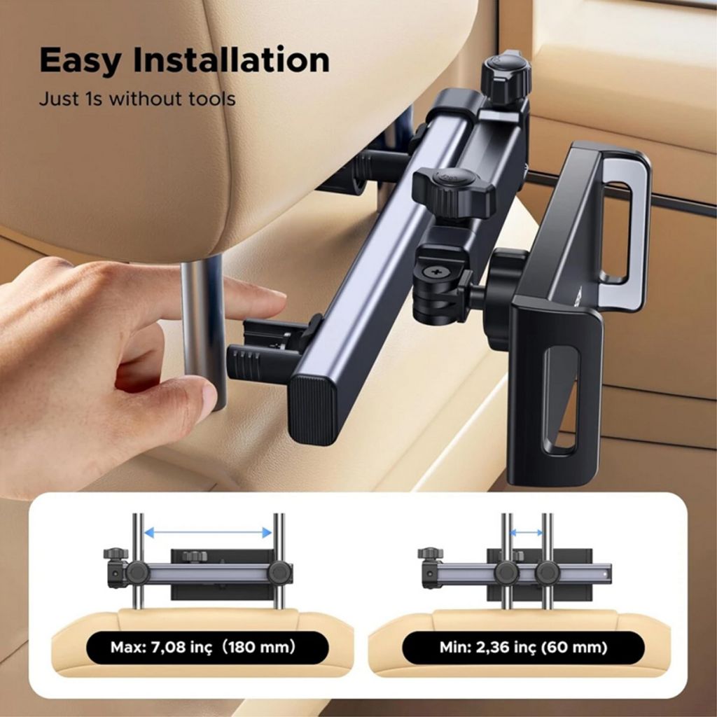 Ugreen LP904 Bilholder til Bagsædet - Sort
