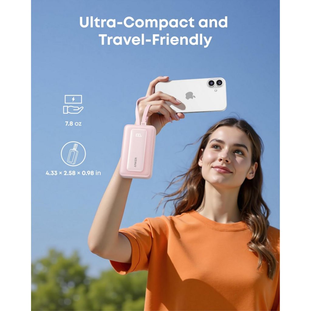 Anker Zolo Powerbank 10 000mAh, 35W, QC + PD – Svart