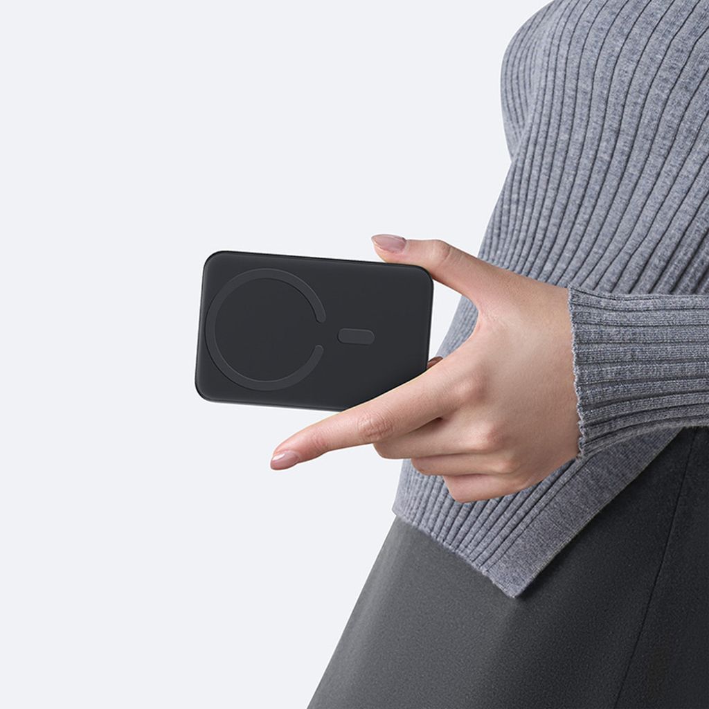 Baseus EnerFill FM11 Mini powerbank 10000mAh MagSafe + USB-C kabel – svart