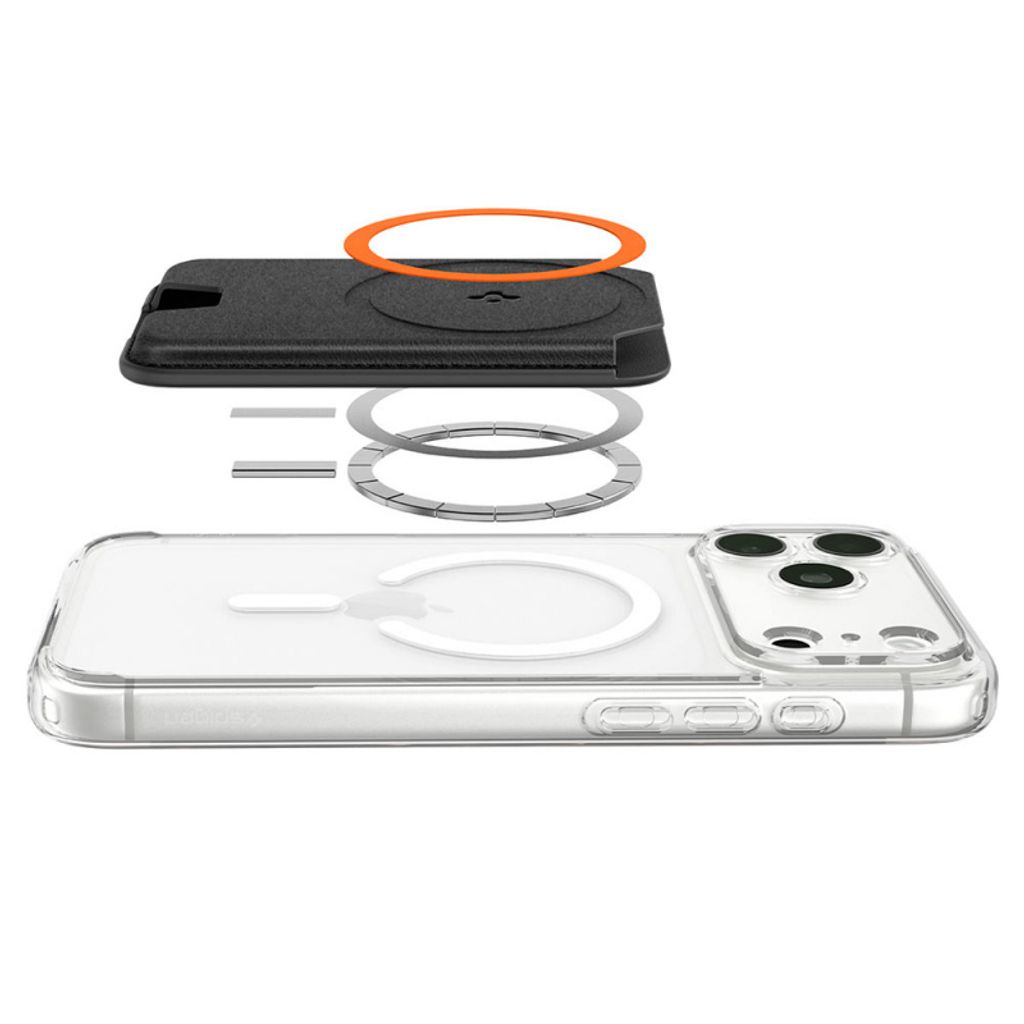 Spigen Valentinus MagFit+ Magnetisk Pung MagSafe – sort