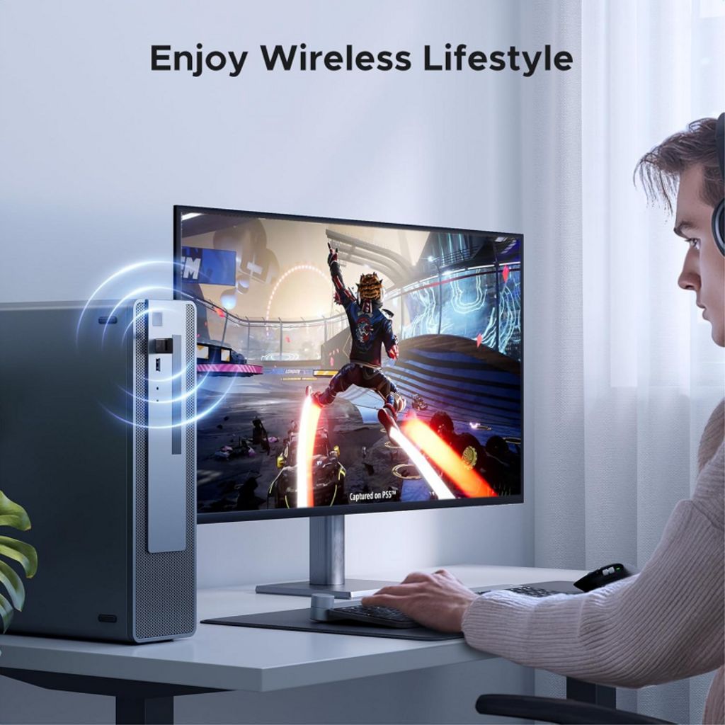 Ugreen CM748 Bluetooth-adapter - Sort