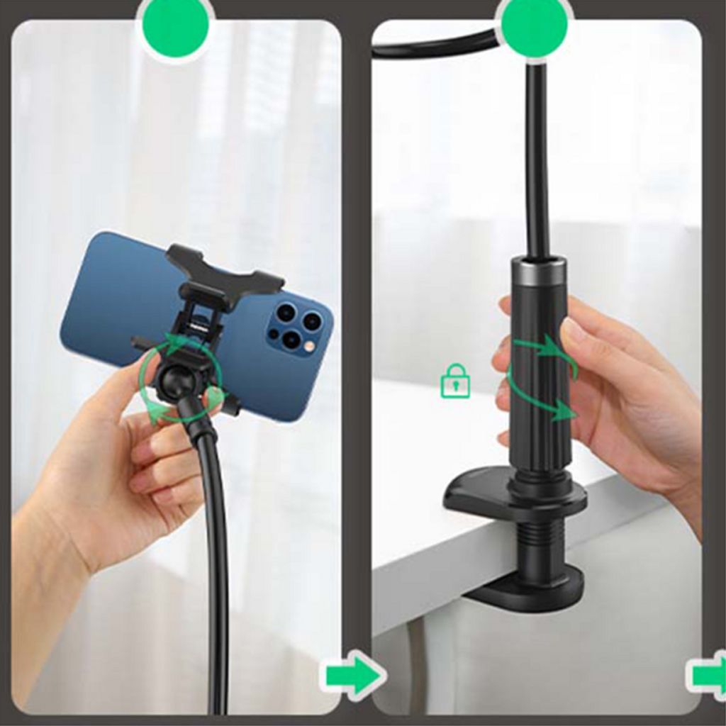 Ugreen universal bordstativ til mobil - sort