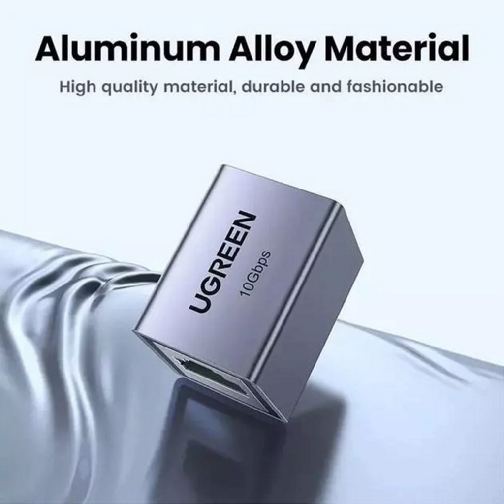 Ugreen Ethernet-adapter RJ45 til RJ45 - svart