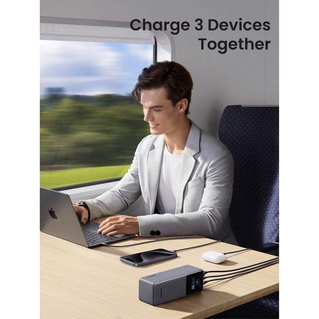 UGREEN PB722 Powerbank 25.000 mAh – 200W hurtigopladning